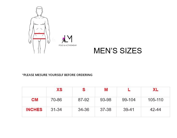 JOEY men’s shorts-wavy color block | LM – Pole & Active Wear