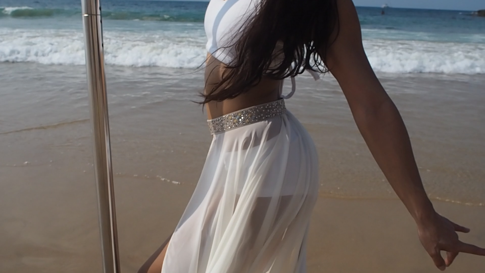pole dance removable skirt